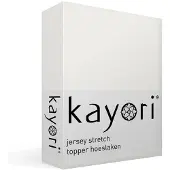 Kayori Drap-Housse Surmatelas Kayori Shizu Offwhite (Jersey)-Lits Doubles (140/160 x 200/210/220 cm)