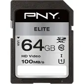 PNY Technologies Elite - Carte mémoire flash - 64 Go - UHS-I U1 / Class10