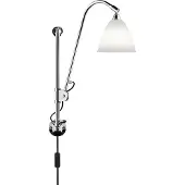 Gubi Bestlite BL5 Applique Chrome Base | Bone China Shade