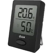 Duux Sense Hygromètre et Thermomètre Noir