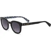 Lanvin SLN722V Noir avec motif brillant 47/24/140 Lunettes de soleil pour femmes