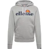 Ellesse Sweat-shirt 'Gottero' bleu nuit / gris chiné / mandarine / grenadine