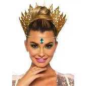 Leg avenue Couronne dcoupe paillettes avec juif Couleur Or