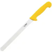 Hygiplas Couteau à Trancher Denté Jaune - 25,5 cm