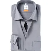Olymp Chemise 'Luxor Fil a Fil' gris