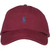 Ralph Lauren pour homme. 710667709032 Casquette chino en coton bourgogne (OSFA), Casuel, Bordeaux