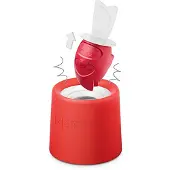 Zoku Sucette glacée, pop maker, oiseau chanteur, polypropylène/silicone, sans BPA, rouge - | Animal