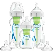 Dr. Brown's Kit de démarrage Dr Brown's Options+, petits biberons anti-coliques, 270 ml + 150 ml