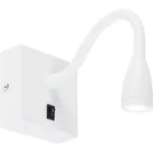 QAZQA Applique murale flexible moderne LED blanche - Flex