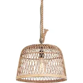 QAZQA Suspension en rotin rustique - Calamus