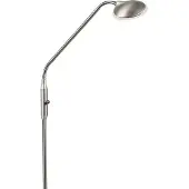 QAZQA Lampadaire moderne en acier avec LED - Eva