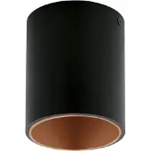 Eglo LED plafonnier Polasso Noir/Cuivre