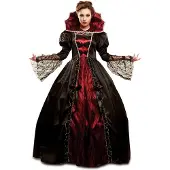 MOM Vampire De Luxe Woman Costume Rouge XL Enfants
