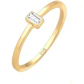 Elli PREMIUM Bague or / blanc
