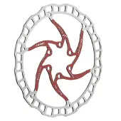 Ashima Aro 08 Ultralight 6b Brake Disc Argenté 203 mm