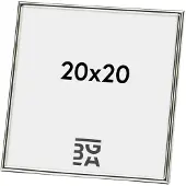 Walther design Chloe 20x20 Cm Portrait Photo Photo Frame Argenté