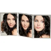Walther design Chloe Cadre photo 3x 13x18 cm argenté