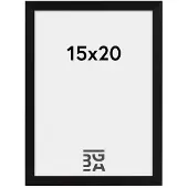 Walther design Objet décoratif - BILDERRAHMEN - 15x20 Aluminium Noir - Contemporain