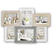 Zep Vincennes 6 Photo Wood Photo Photo Frame Marron,Blanc,Gris