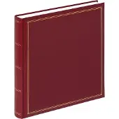 Walther design Monza 60 Pages Bookbound Photo Album 34x33 Cm Rouge