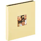 Walther design Fun 400 Photos Memo Slip-in Photo Album 10x15 Cm Beige,Jaune