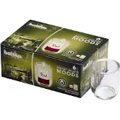 Bolsius Relight Bougeoir 88/77 mm transparant 6 pcs
