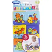 Playgro Blocs de bains - 6 pièces - Bleu - - UneTaille - Jouet Pour Le Bain