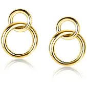 Zinzi Boucles d'oreilles plaqu? or