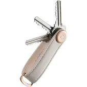 OrbitKey Key Organizer Rose Gold Stone Grey