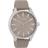 Oozoo Montre marron cuir Timepieces femme Montre à quartz analogique UOC9687A