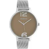 Oozoo Montre argent Métal Timepieces Femmes Montre à quartz analogique UOC10140