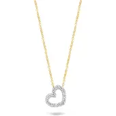 Blush Collier en or 14 carats avec zircone 3072BZI
