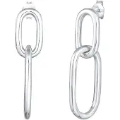 Elli Boucles d'oreilles 'Geo' argent