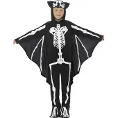 Smiffys Déguisement - Bat Skeleton - Noir/Blanc - - 4-6 ans (104-116) - Costumes