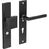 Intersteel Ferrures de porte d’entrée Vurano Protection anti-traction PC 72mm droit noir