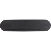 Intersteel Boîte aux lettres avec rebord de pluie Posta Ovale Noir
