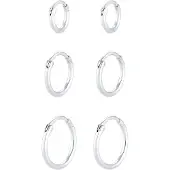 Elli Boucles d'oreilles 'Creolen' argent