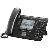Panasonic KX-UT248NE-B - Téléphone VoIP - fonction d'appel à trois voies, Téléphone, Noir