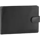 Bugatti étui pour carte d'identité porte-monnaie Primo RFID Travel Wallet Black noir
