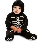 MOM Skeleton Baby Costume Noir 7-12 Months