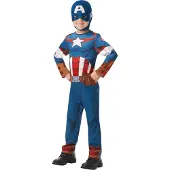 Marvel DÉGUISEMENT CAPTAIN AMERICA GARÇON 3/4 ANS Bleu, Turquoise, Ciel, Marine
