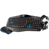 E-blue Clavier + Souris Casque Gamer Pack 3 En 1 (ekm831bkbe-iu)