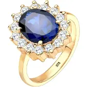 Elli Bague 'Glamour' saphir / or