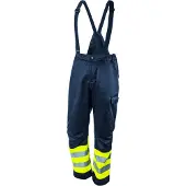 Neo Warn-Arbeitslatzhose, dunkelblau mit refletierenden Elementen, Grösse M (M)