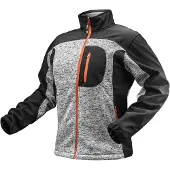 Neo Tools Sweat-shirt en maille renforcé par un tissu Softshell Taille S (S)