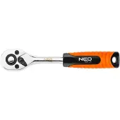Neo Tools Cliquet droit 1/4", 150 mm, 45T