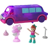 Polly Pocket Limo de f?te Pollyville - Multicolore, jouet amusant pour enfants, id?al pour des aventures cr?atives !