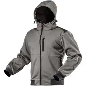 GRUPA TOPEX Veste de travail softshell avec capuche amovible, taille XXL