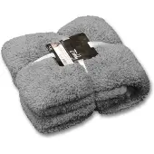 Unique living Plaid Unique Living Teddy Grey 150x200-150 x 200 cm