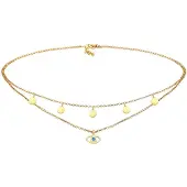 Elli Chaîne 'Evil Eye' or